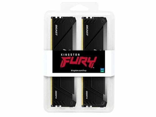 MEMORIJA KINGSTON 64GB(2X32GB)/DIMM/DDR4/3200MHZ/CL16/FURY BEAST RGB